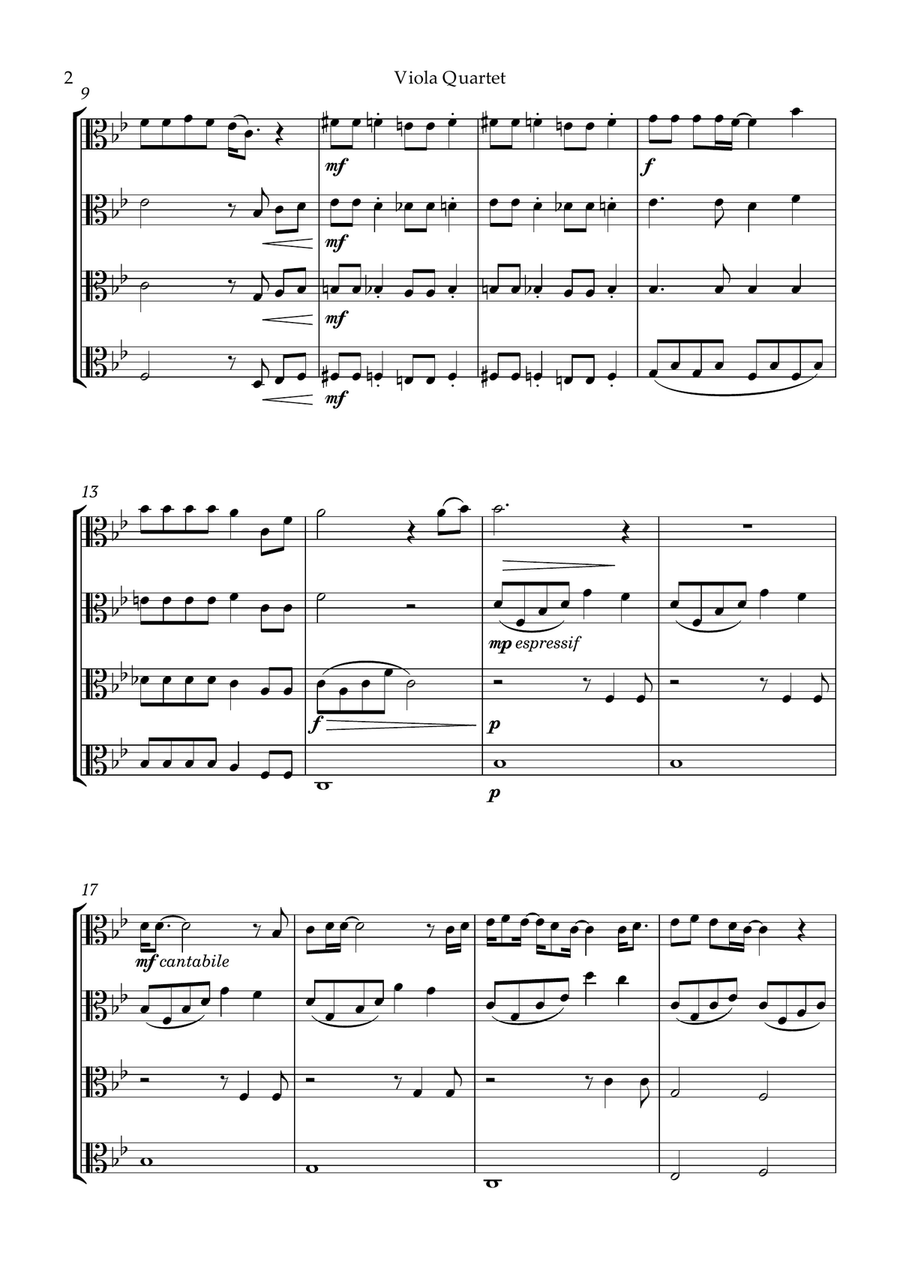 Bohemian Rhapsody Viola Solo scores gallery preview page 3