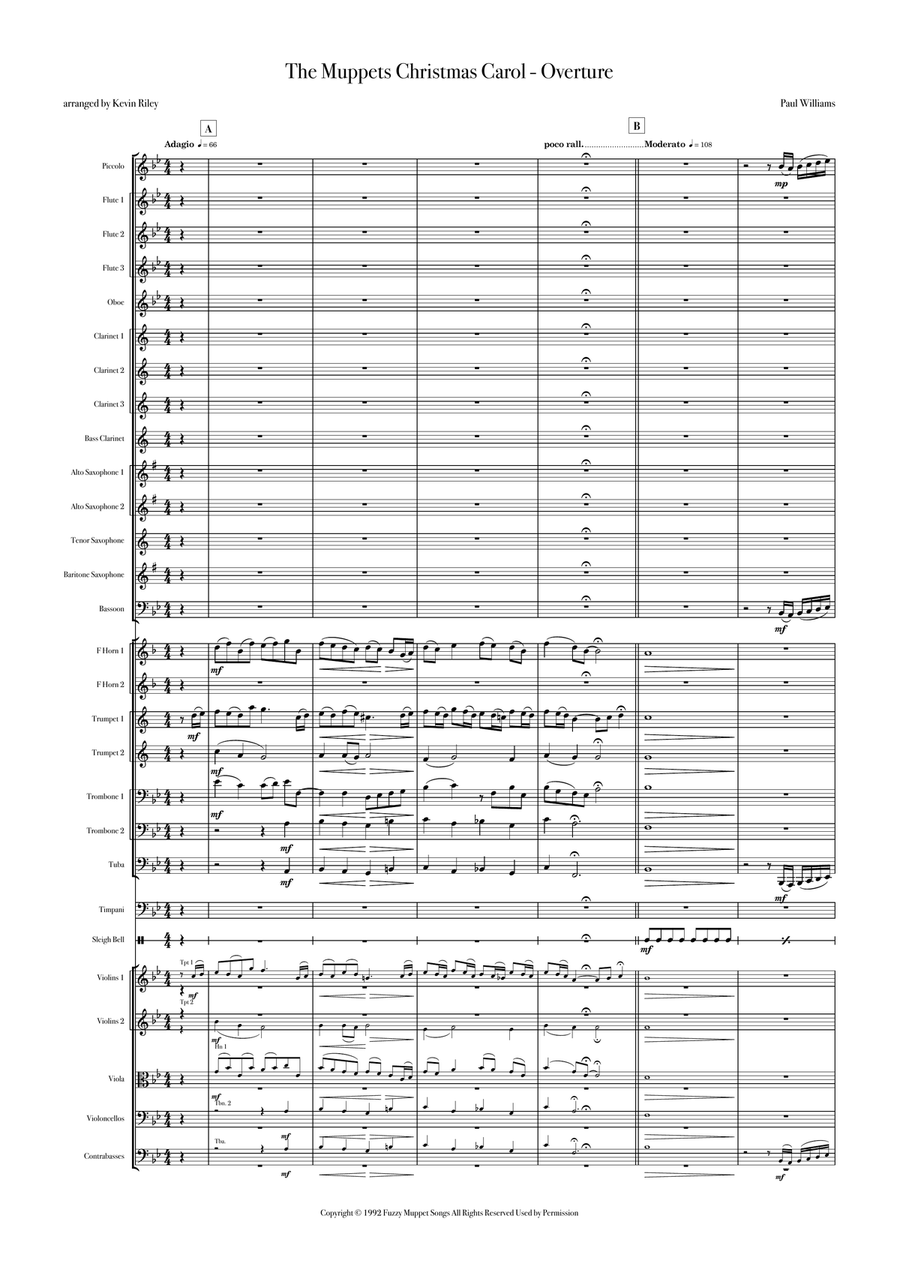 Overture Full Orchestra scores gallery preview page 1