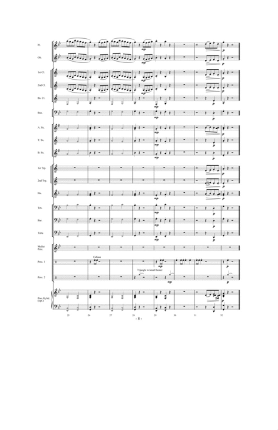 Ghosts, Goblins and Witches Concert Band scores gallery preview page 7