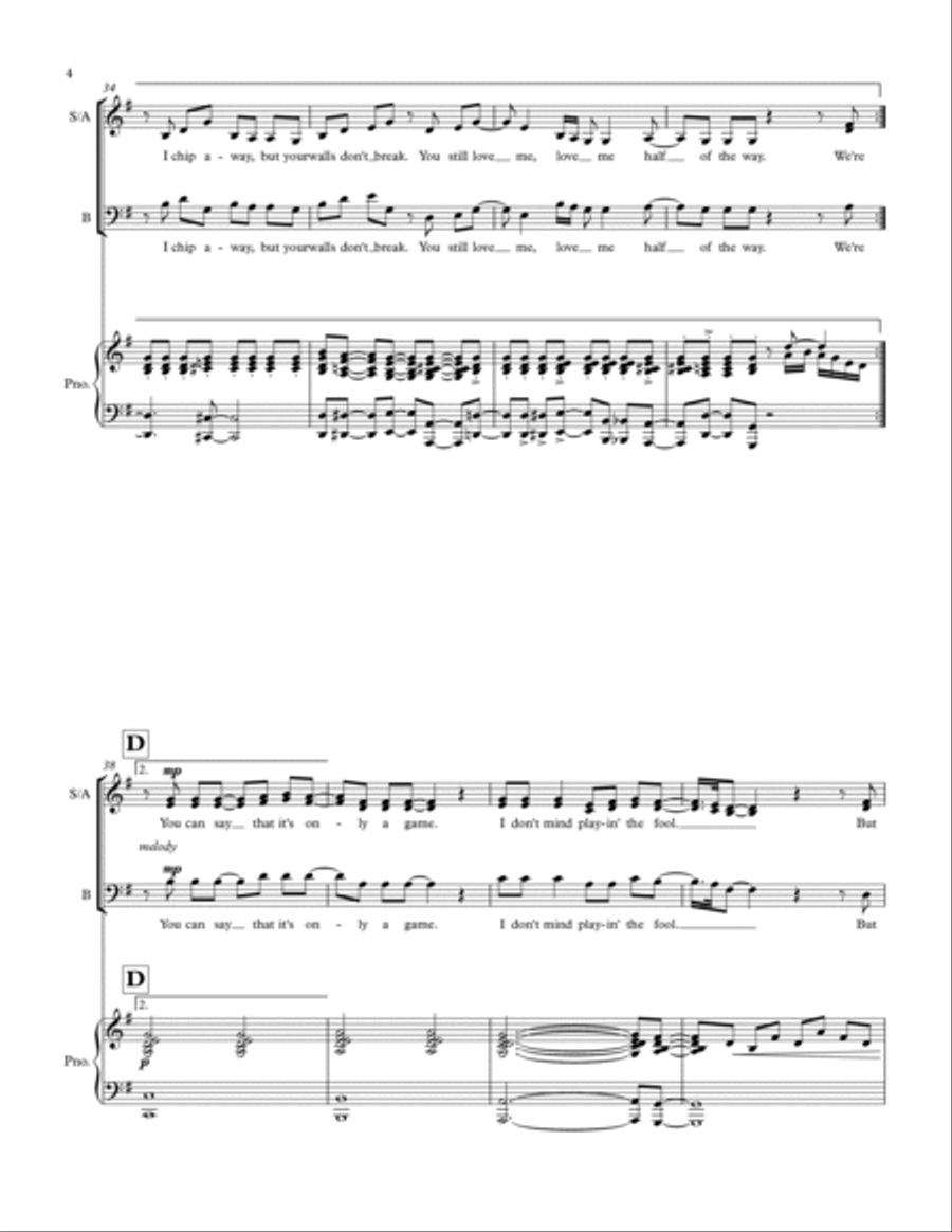 Half Of The Way 3-Part scores gallery preview page 4