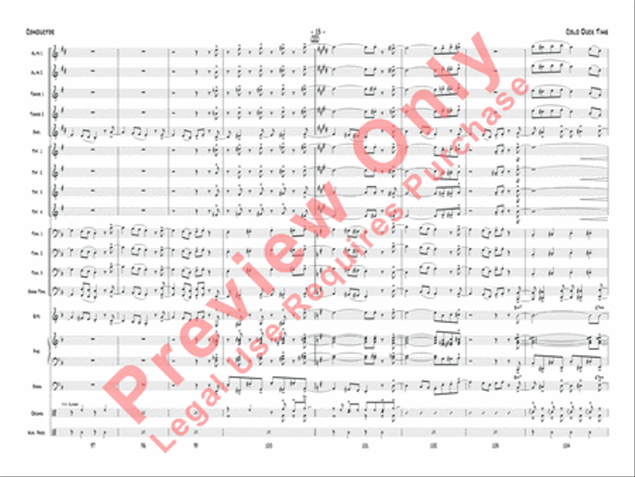 Cold Duck Time Cold Duck Time Jazz Ensemble scores gallery preview page 14
