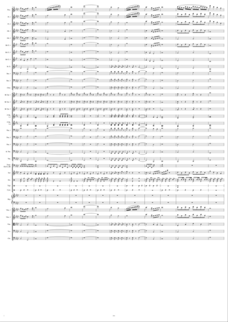Escape from the Underworld (Extended Version) Full Orchestra scores gallery preview page 2