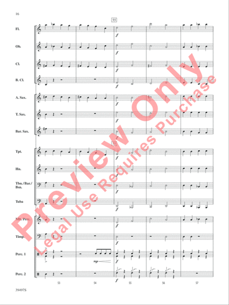The Maya Kingdom The Maya Kingdom Concert Band scores gallery preview page 17