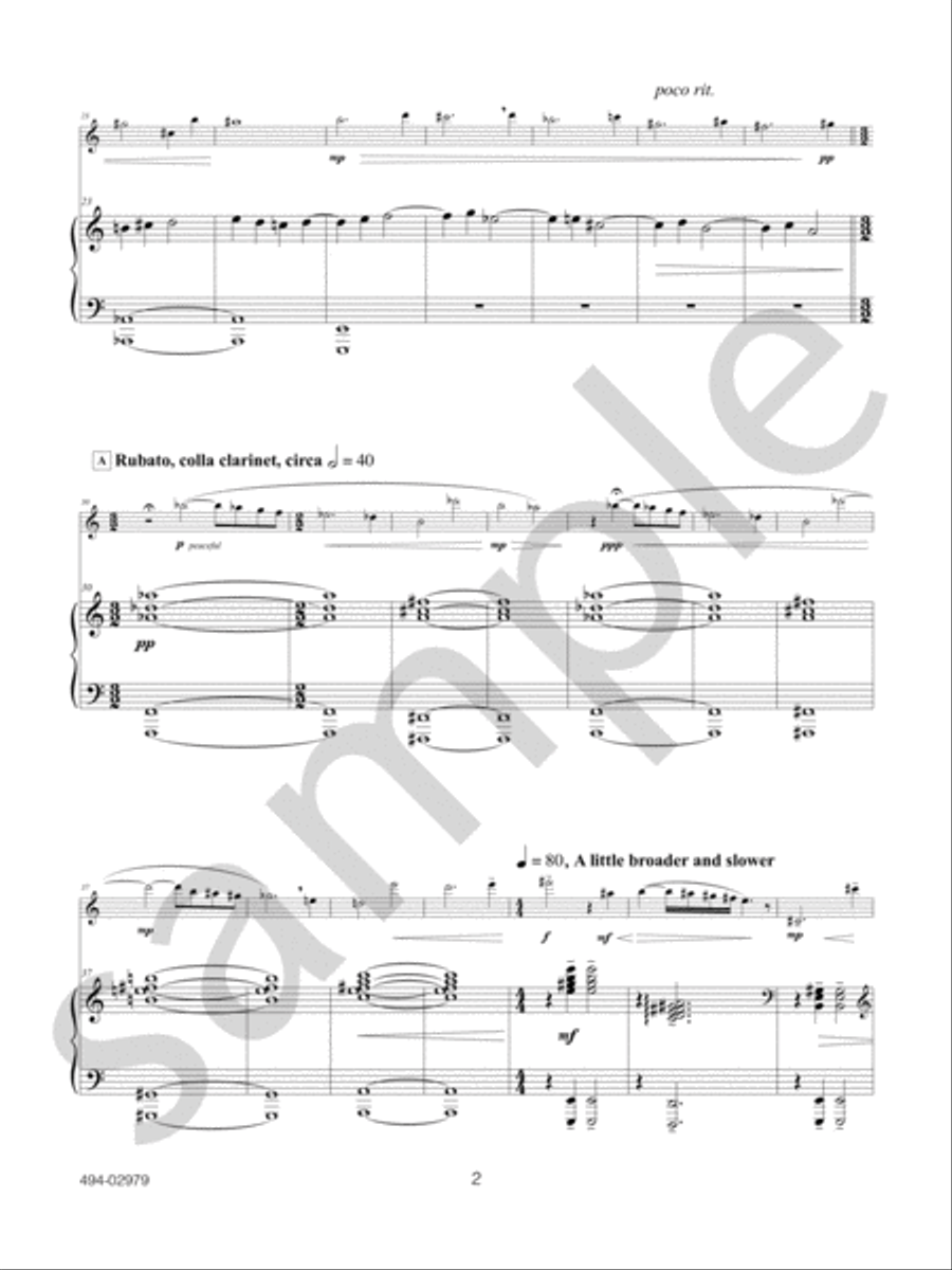 Clarinet Concerto Clarinet Concerto Orchestra scores gallery preview page 4