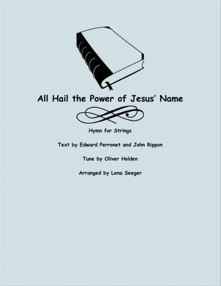 All Hail the Power of Jesus' Name String Quartet scores gallery preview page 1