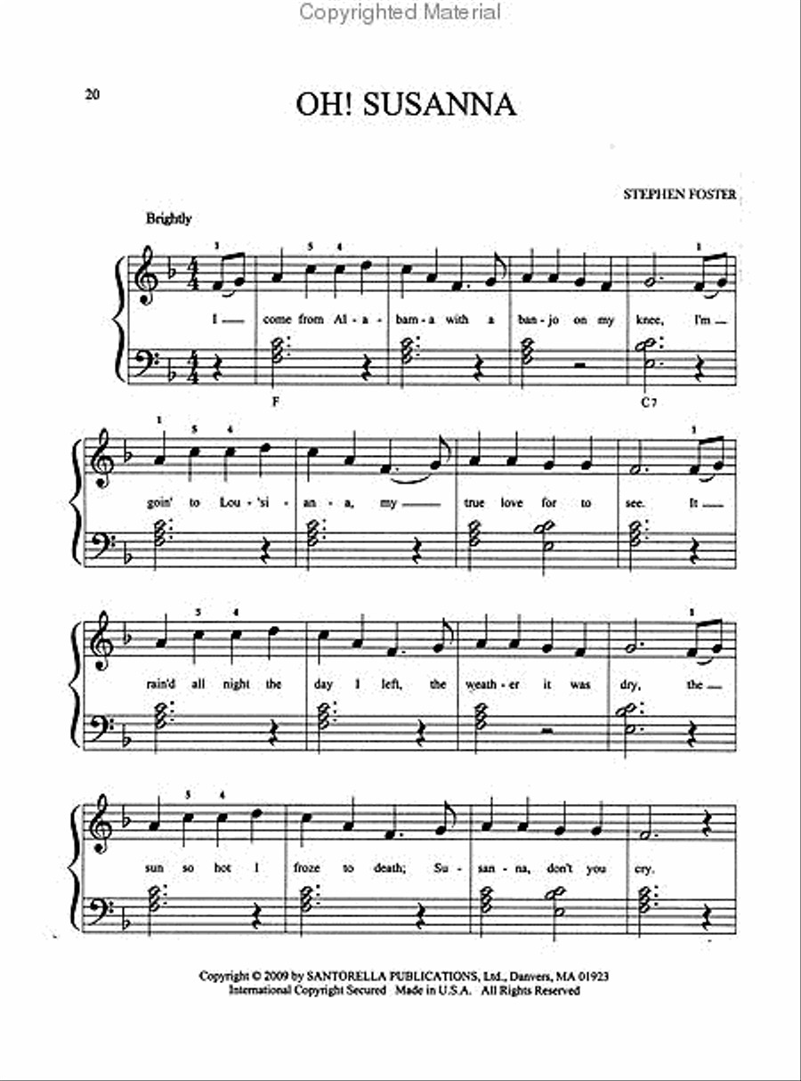 101 Popular "Three Chord" Easy Favorites for Piano