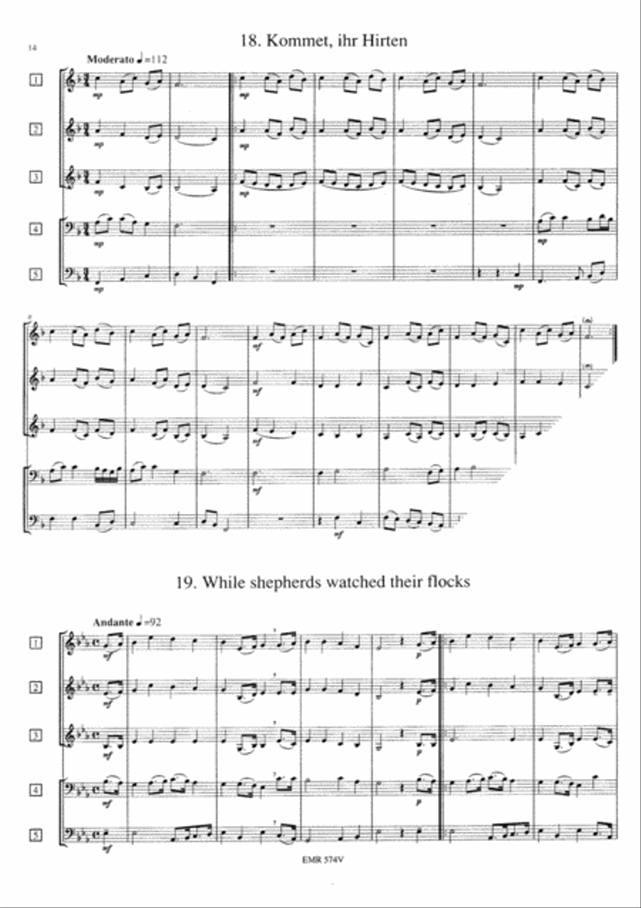 Christmas Joy / 32 Weihnachtsmelodien / Christmas Carols / Melodies de Noel Concert Band scores gallery preview page 9