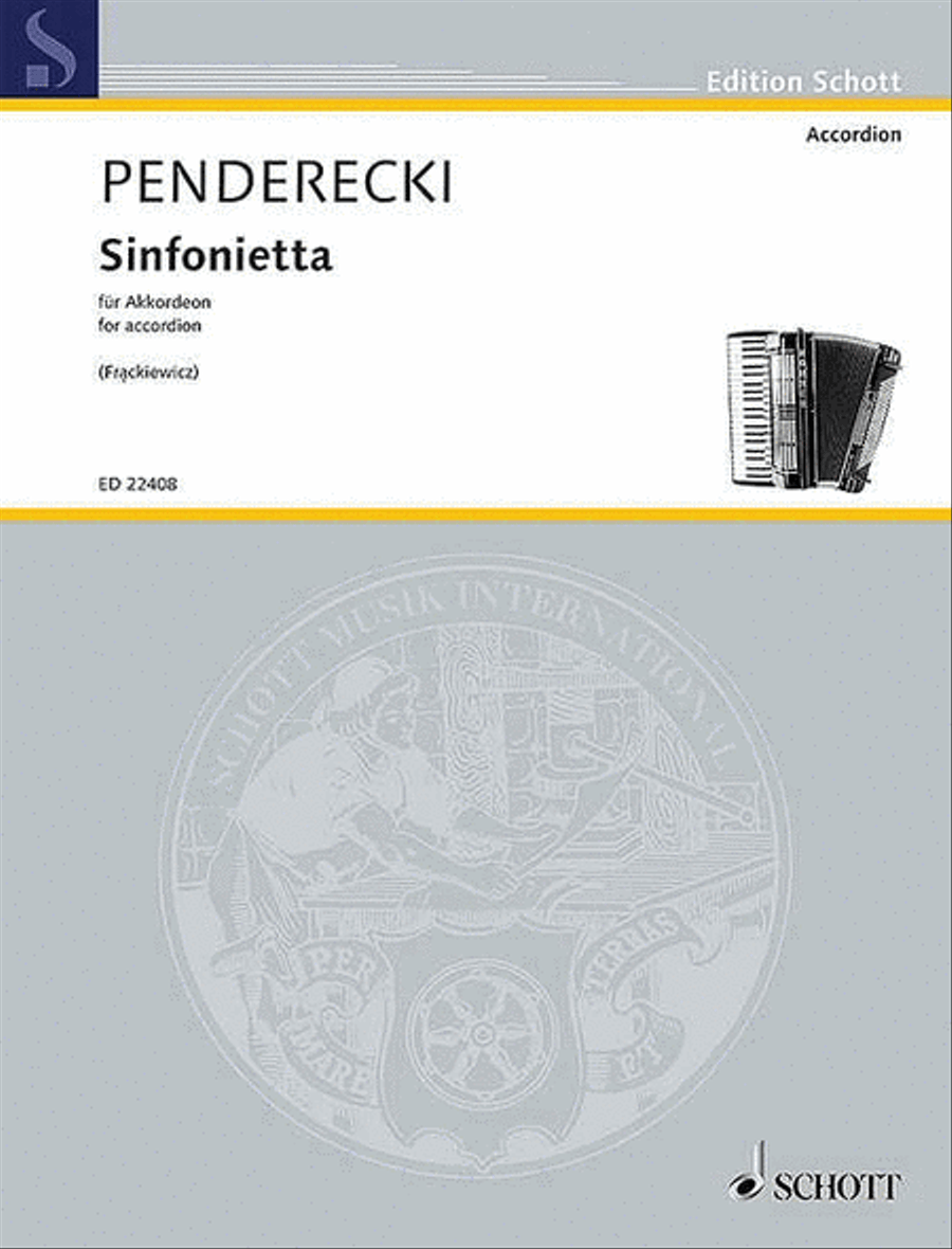 Sinfonietta for Accordion Transcription Based on String Trio