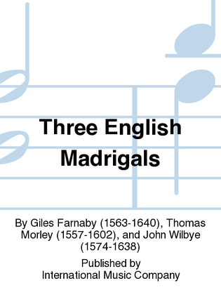 Three English Madrigals For Two Trumpets And Two Trombones (Or Horn And Trombone).