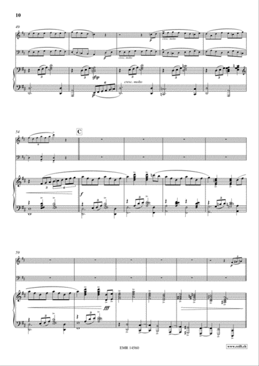 Irish Concertino Piano Trio scores gallery preview page 10