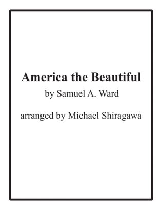 Book cover for America the Beautiful - Trumpet