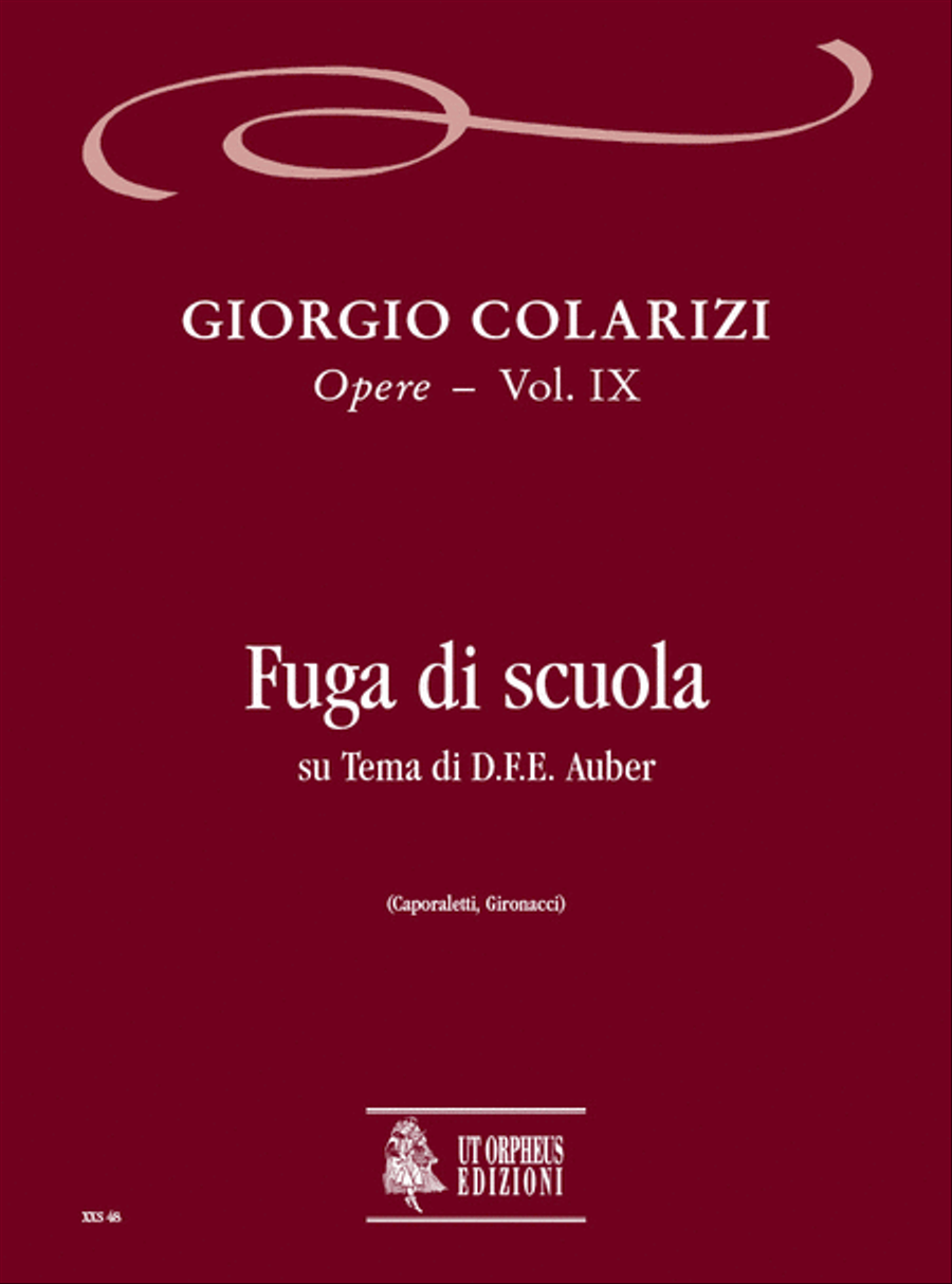 Fuga di scuola on a theme by D.F.E. Auber