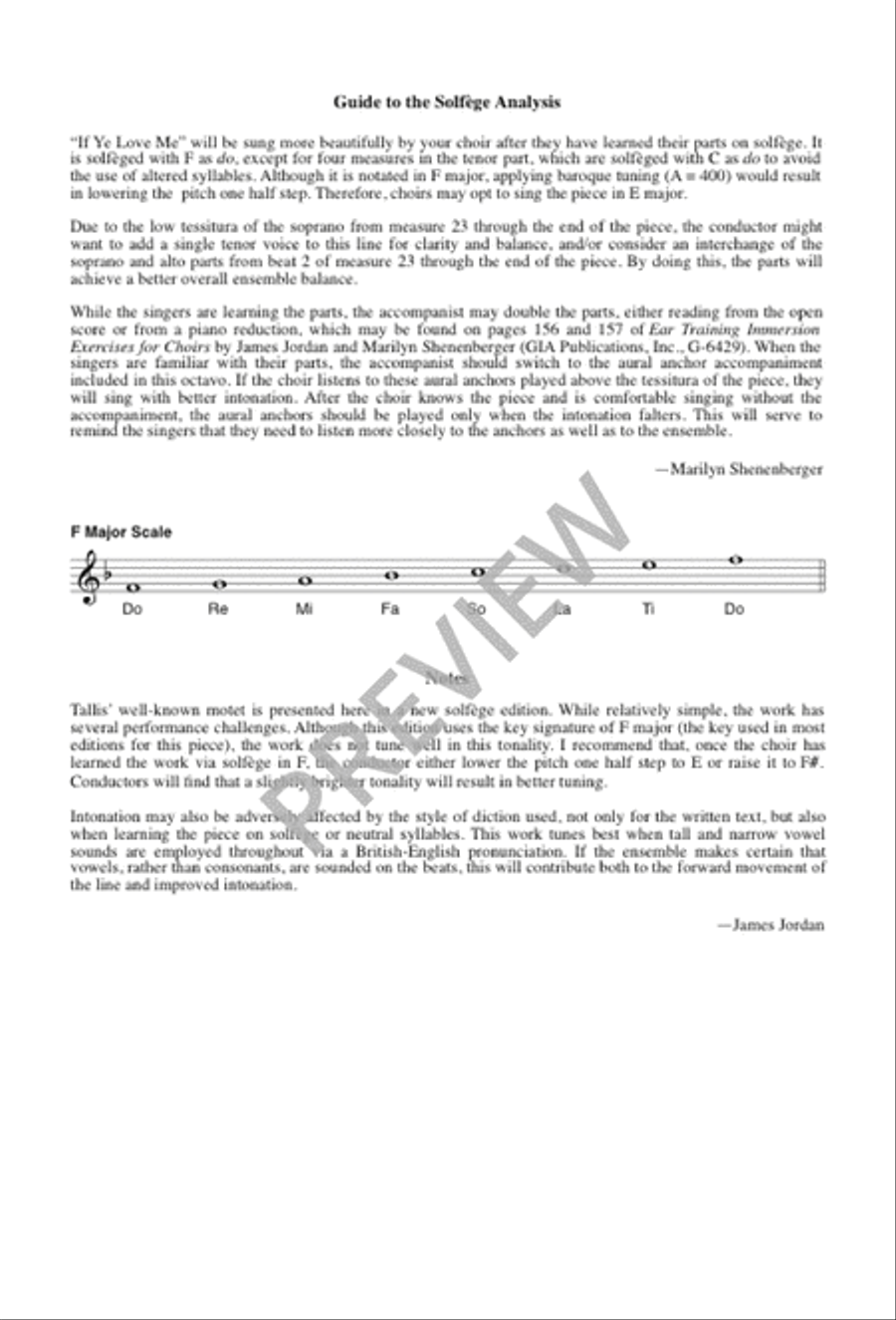 If Ye Love Me 4-Part scores gallery preview page 2