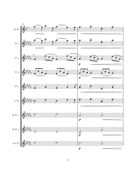 O Holy Night (flute choir)