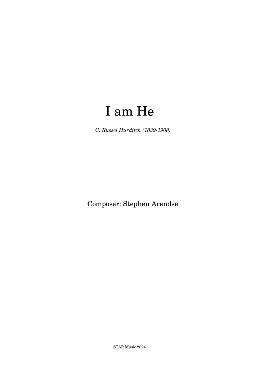 I am He Divisi scores gallery preview page 1