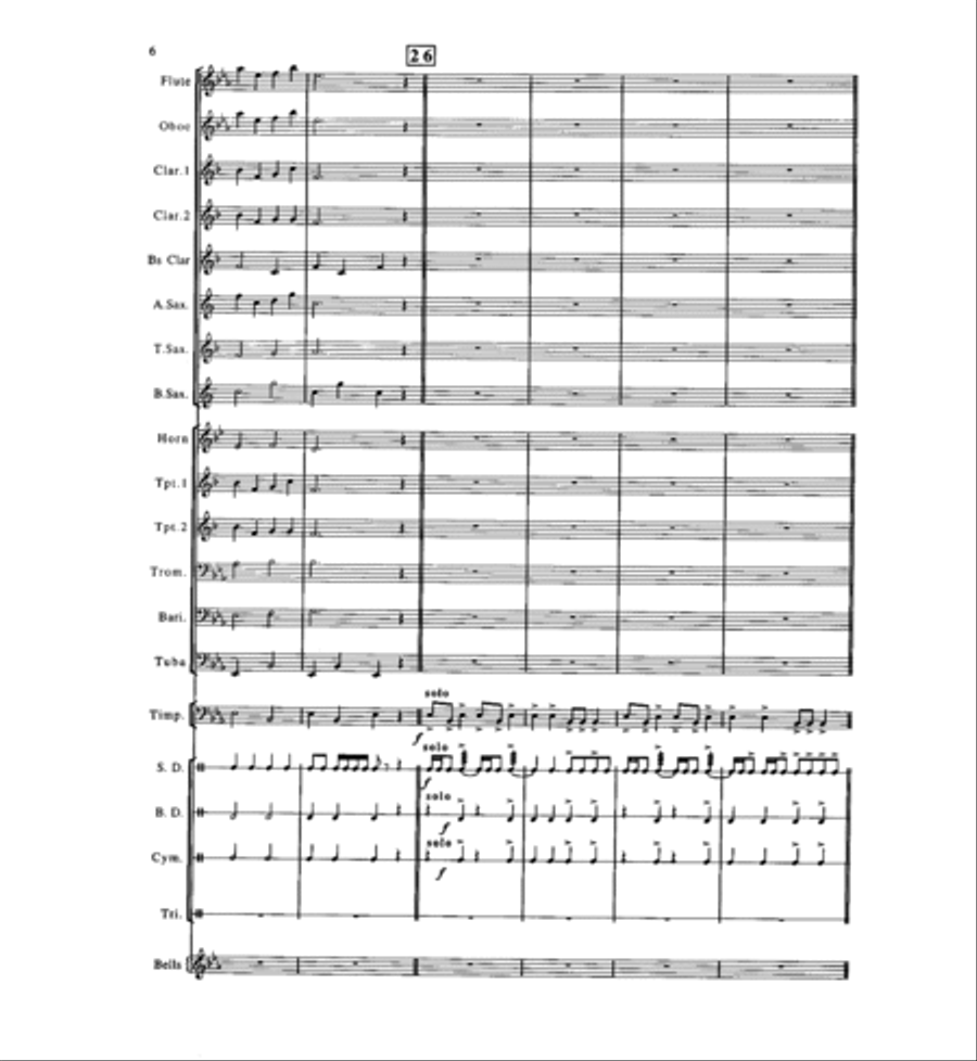 March Primo Concert Band scores gallery preview page 6