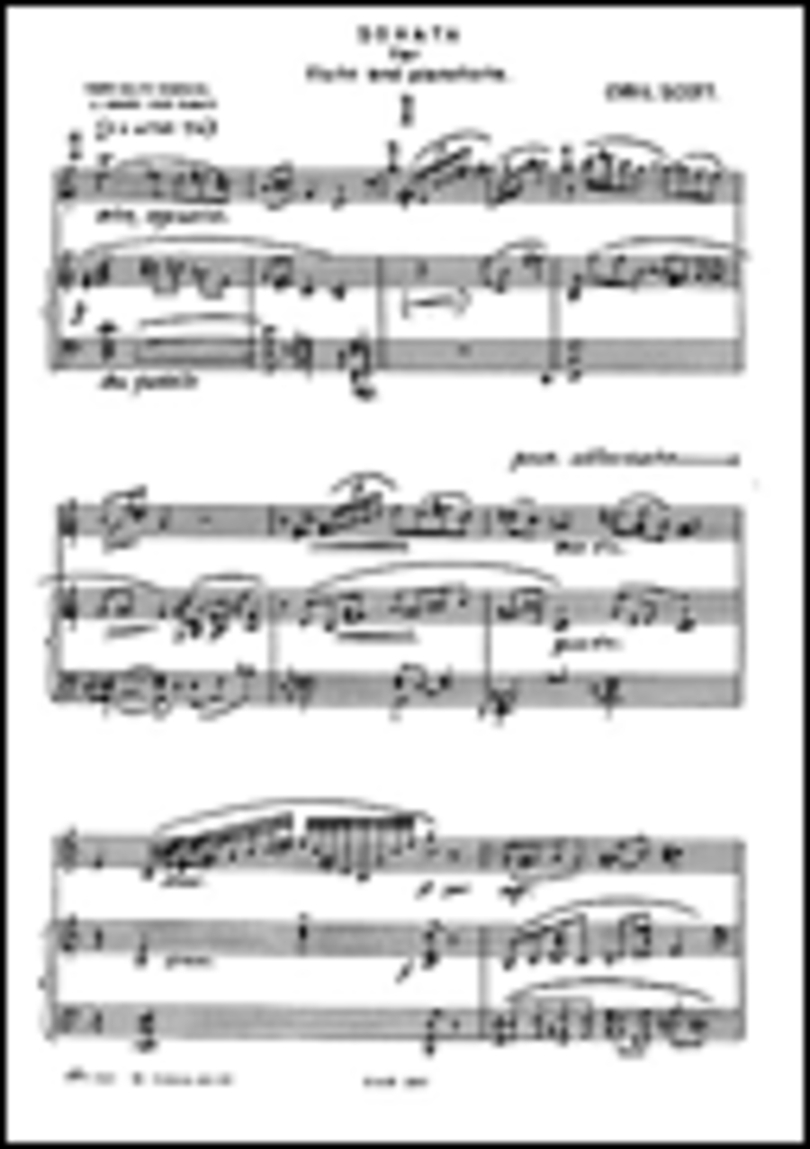 Scott: Sonata For Flute