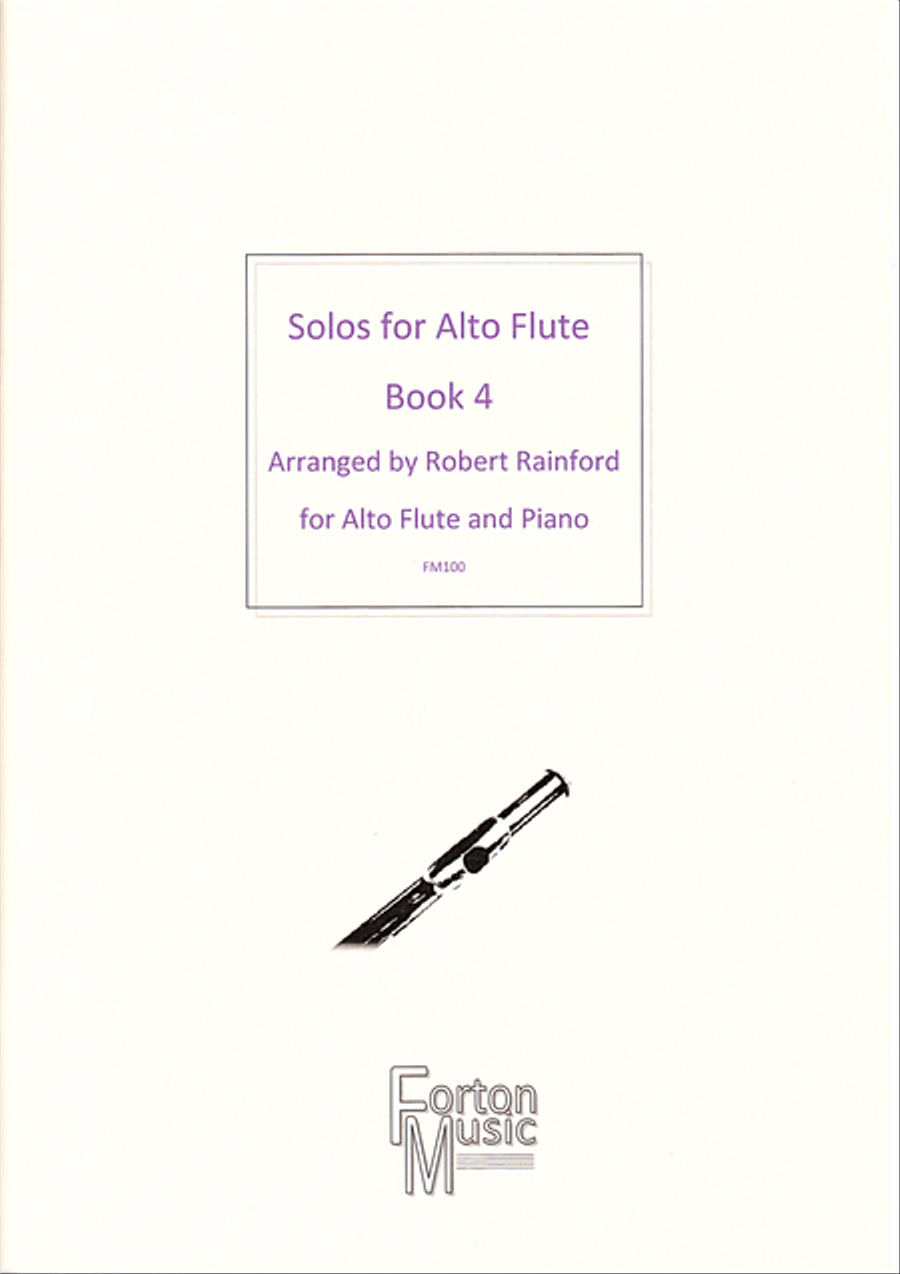 Solos for Alto Flute Book 4 Flute Solo scores gallery preview page 1