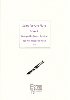 Book cover for Solos for Alto Flute Book 4