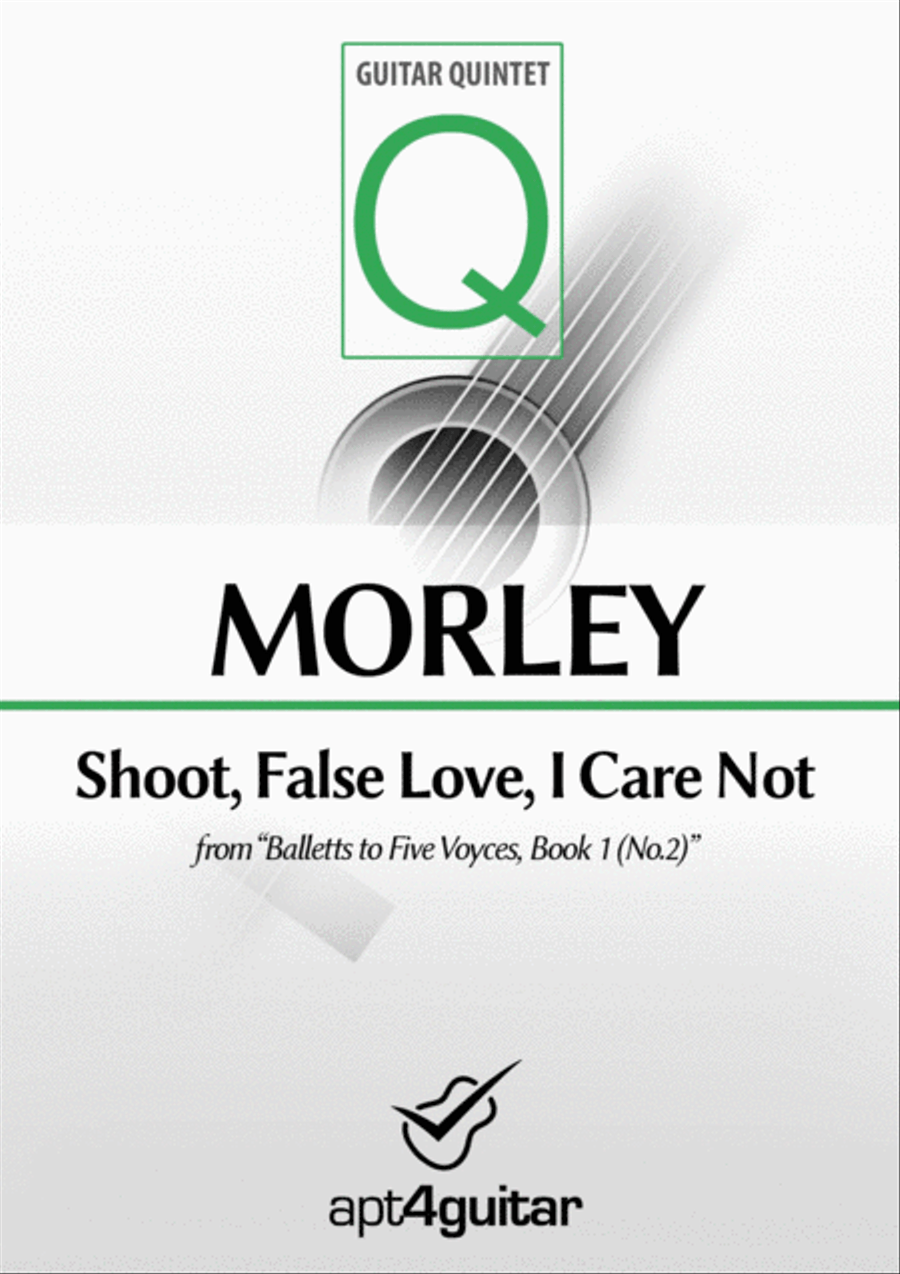 Shoot, False Love, I Care Not Guitar Ensemble scores gallery preview page 1
