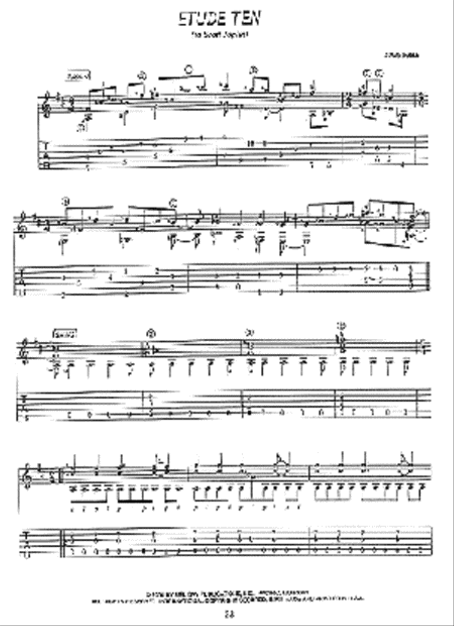The Art of Two-Line Improvisation Guitar scores gallery preview page 3