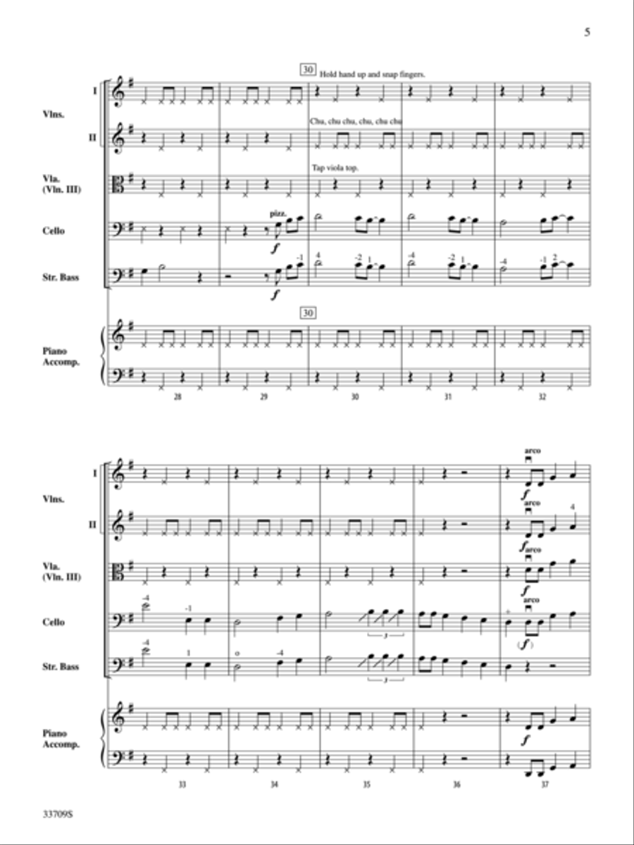 Blue Christmas Blue Christmas String Orchestra scores gallery preview page 5