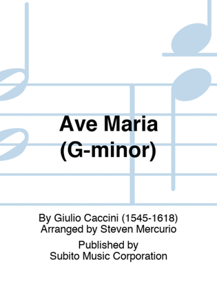 Book cover for Ave Maria(G minor)