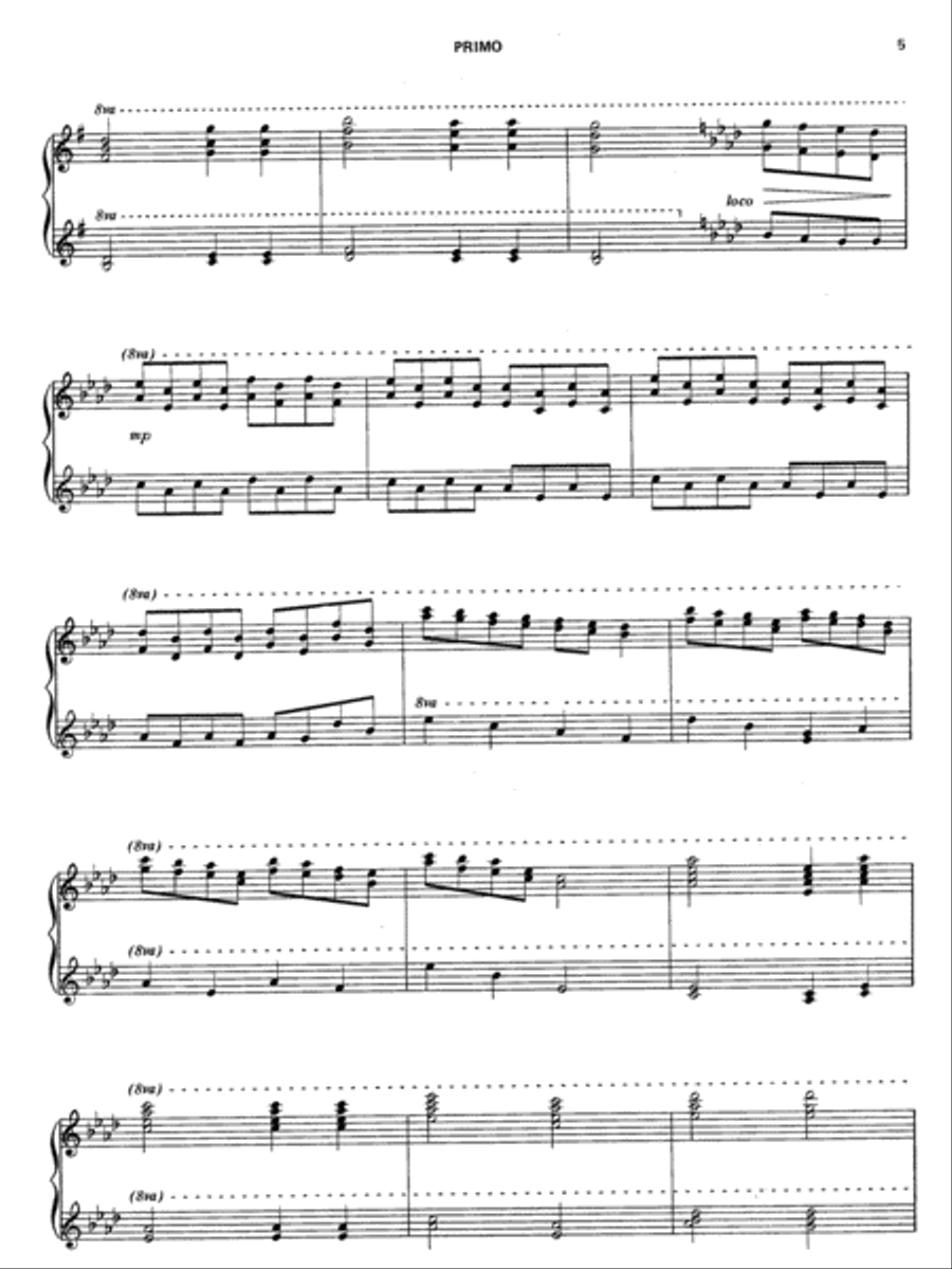 Sacred Classics for Four Hands Piano Accompaniment scores gallery preview page 5