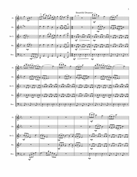 Stephen Foster Medley for Woodwind Quintet image number null