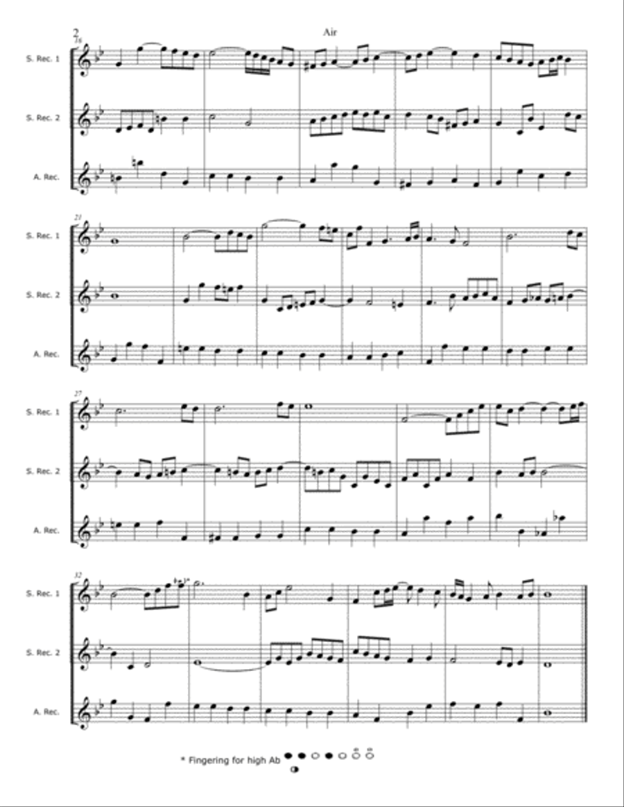 Bach - Air Small Ensemble scores gallery preview page 2
