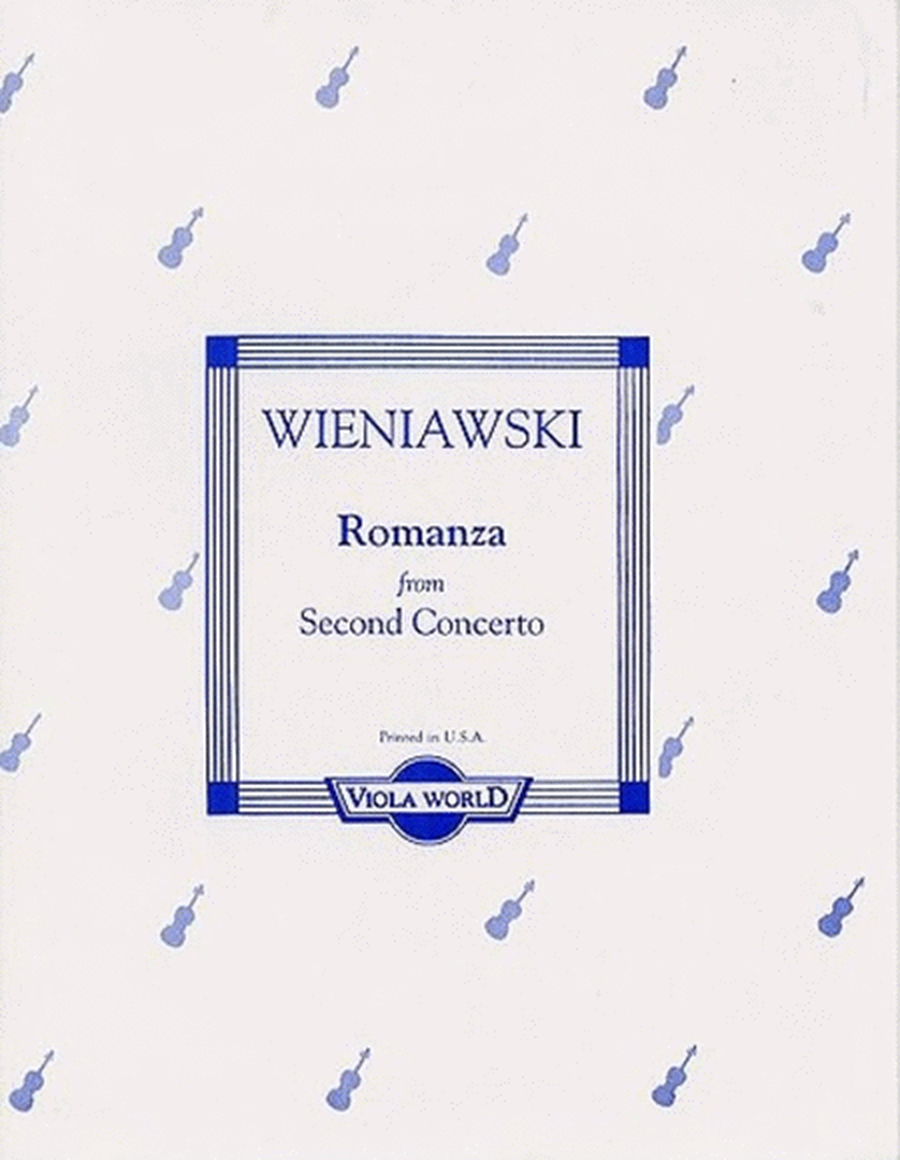 Wieniawski - Romance From 2Nd Concerto Viola/Piano