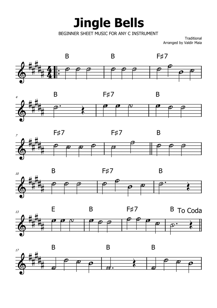 Jingle bells sales notes