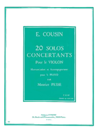 Solos concertants (20) serie No. 2 (11 a 20)