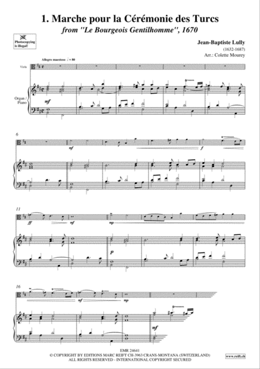 40 Greatest Baroque Hits Volume 2 Viola scores gallery preview page 3