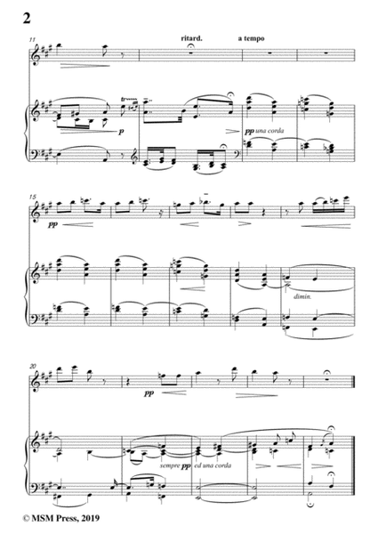 Reger-Vom Küssen,for Flute and Piano image number null