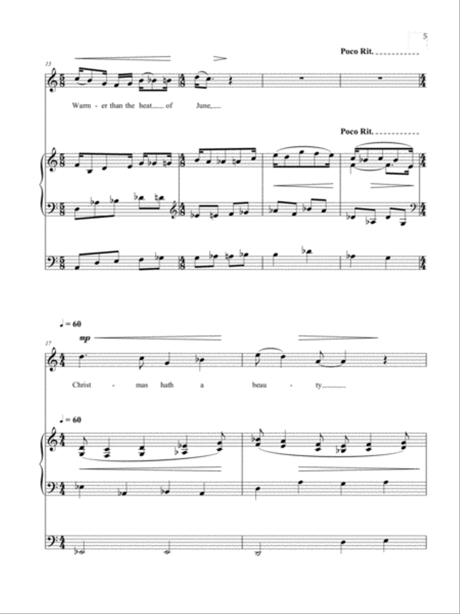 Christmas Eve Christmas Eve Soprano Voice scores gallery preview page 5