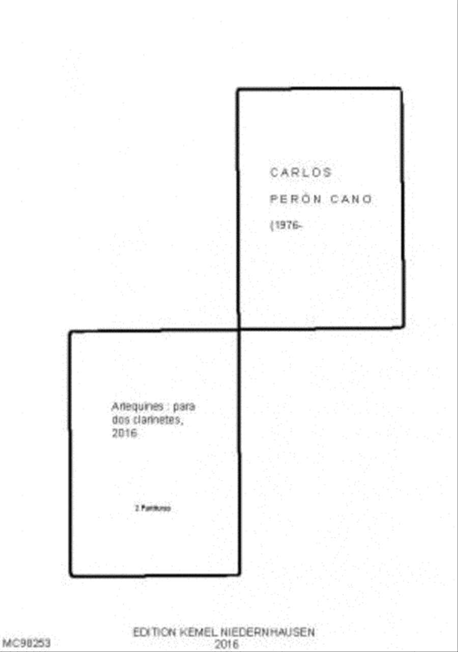 Arlequines Arlequines Clarinet Duet scores gallery preview page 1