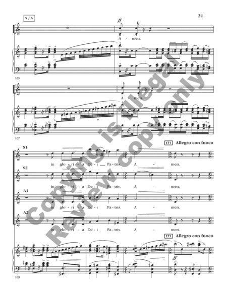 Gloria (Choral Score)