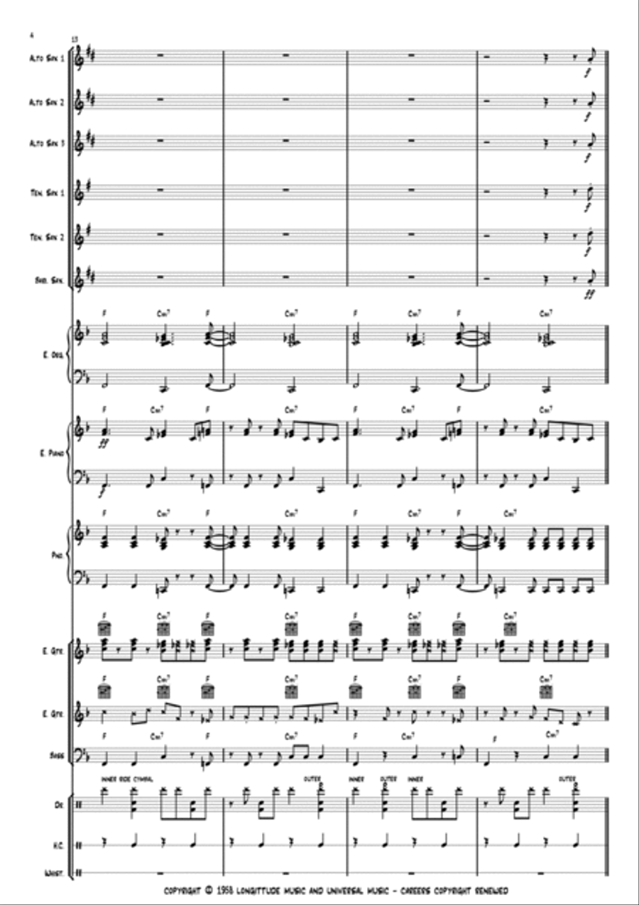 Tequila Jazz Ensemble scores gallery preview page 4