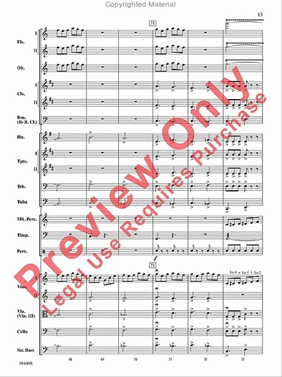 Leroy Anderson's Irish Suite, Part 1 (Themes from) Full Orchestra scores gallery preview page 14