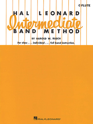 Book cover for Hal Leonard Intermediate Band Method