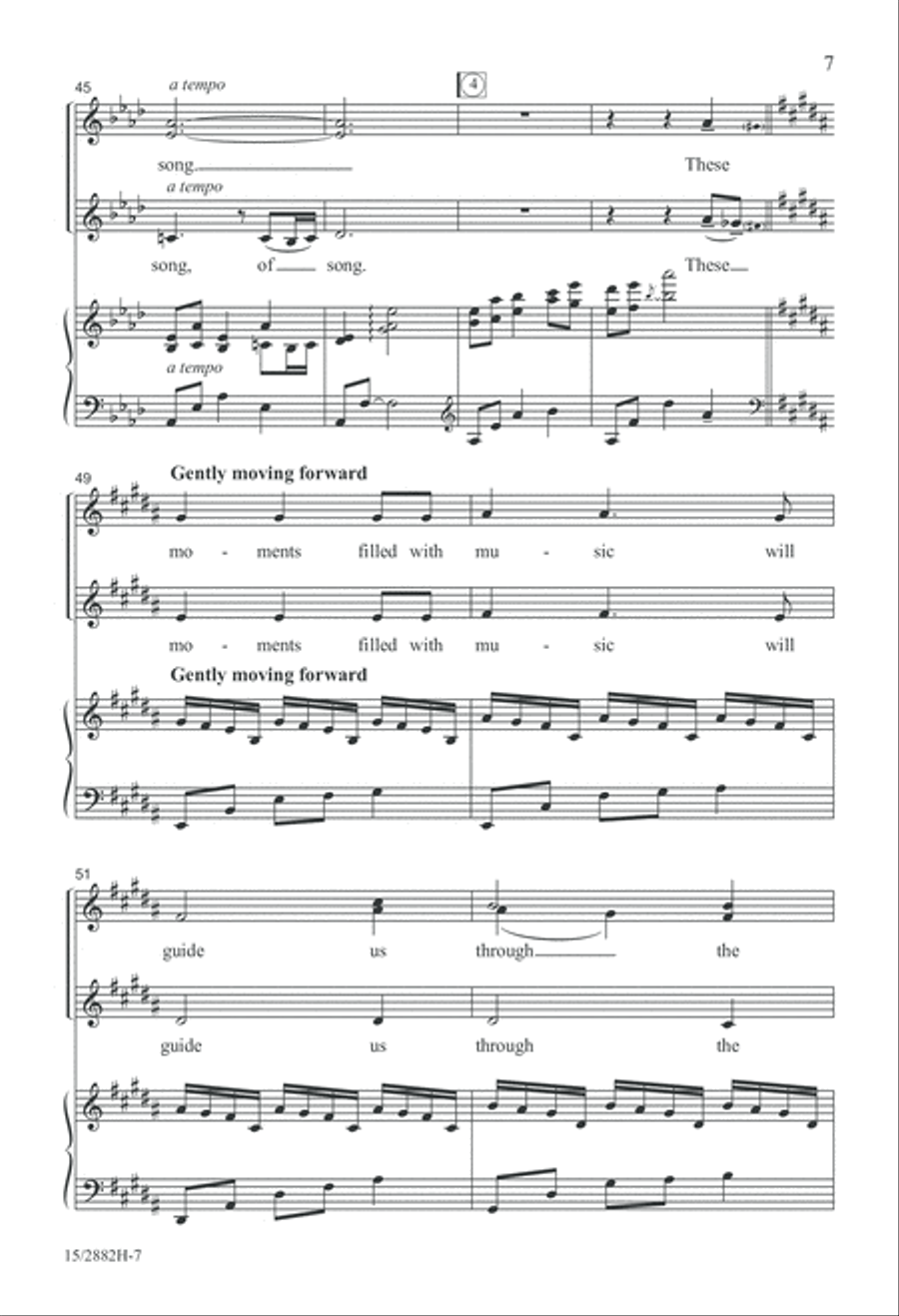 And Music Will Lead Us And Music Will Lead Us SSA scores gallery preview page 8