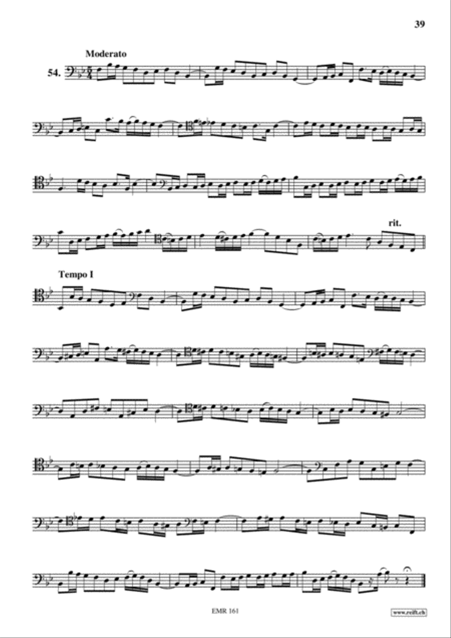 Studies in all Clefs Trombone Solo scores gallery preview page 19