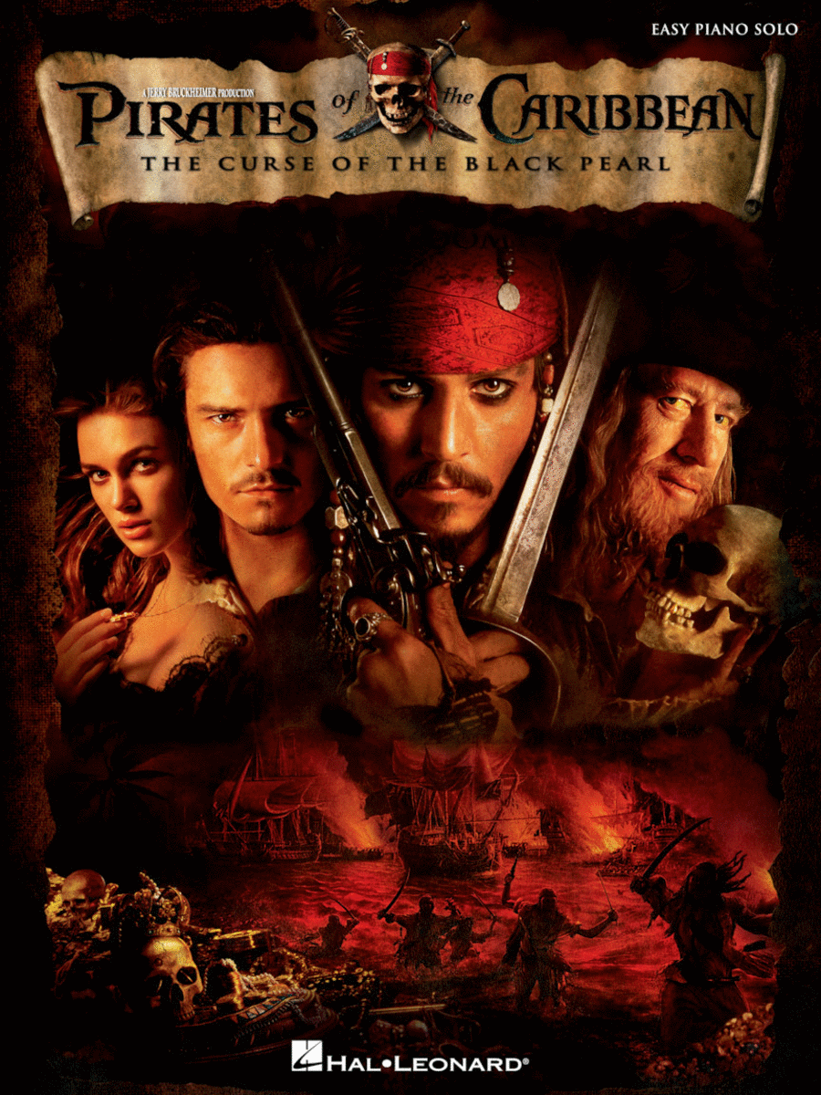 Pirates of the Caribbean – The Curse of the Black Pearl Easy Piano scores gallery preview page 1