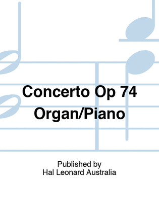 Peeters - Concerto Op 74 For Organ/Piano