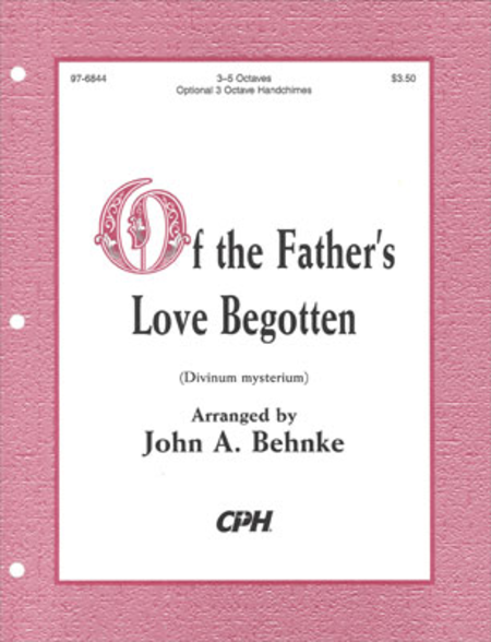 Of the Father's Love Begotten (Behnke) image number null