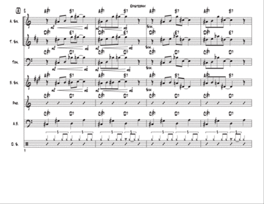 Epistrophy Jazz Ensemble scores gallery preview page 2