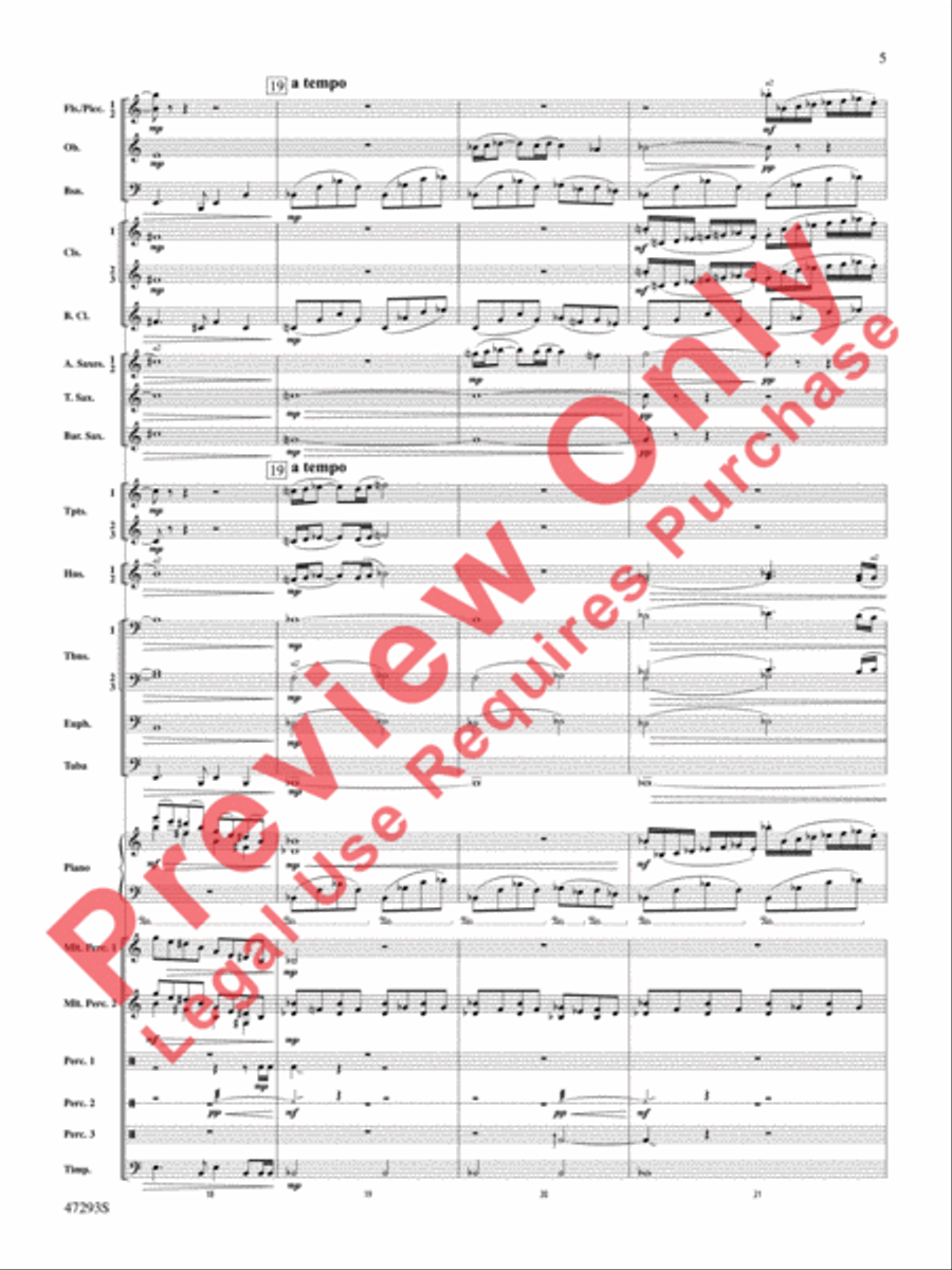 Phantasmagoria Phantasmagoria Concert Band scores gallery preview page 6