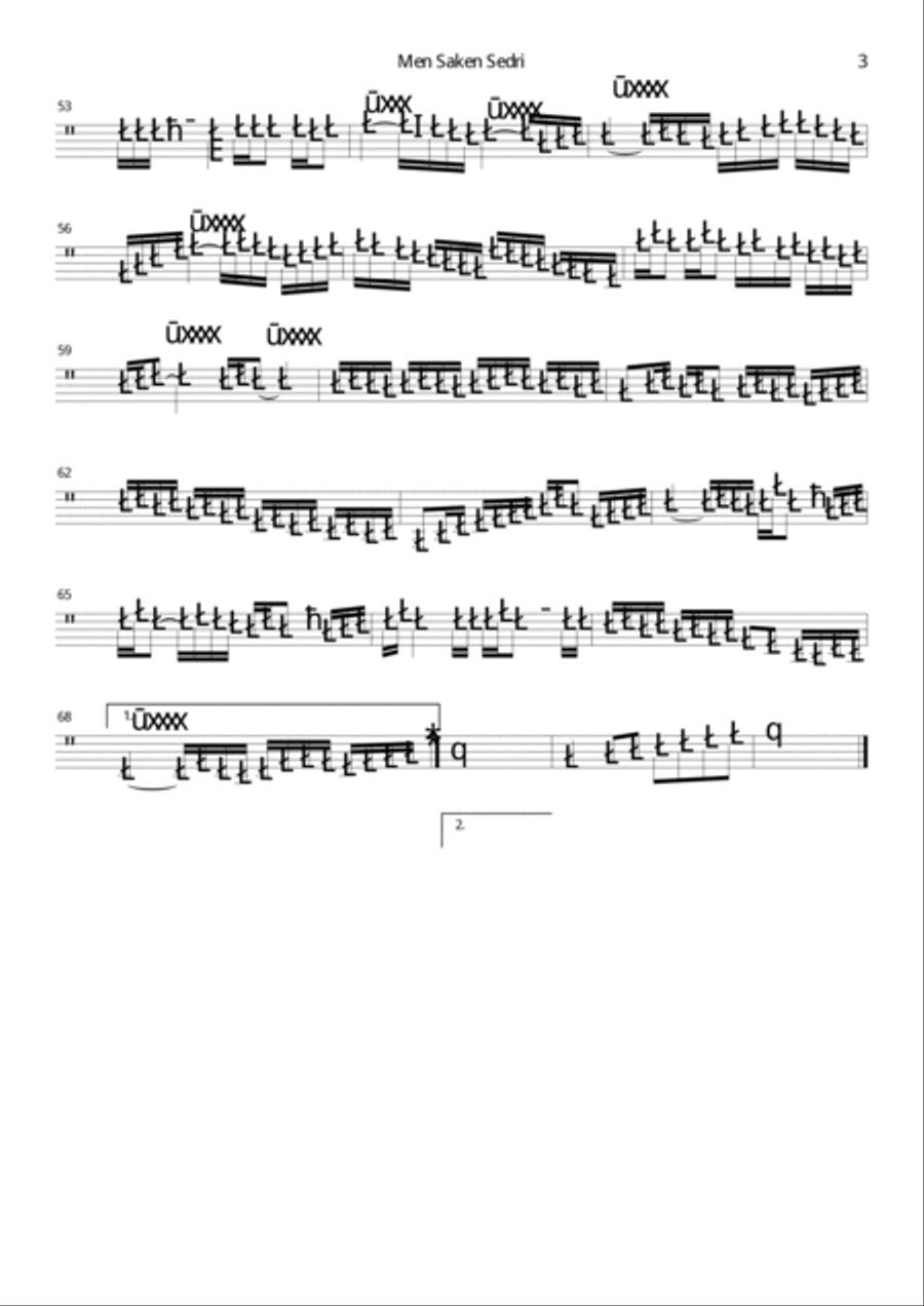 3 suite symphonique andalouse String Orchestra scores gallery preview page 6