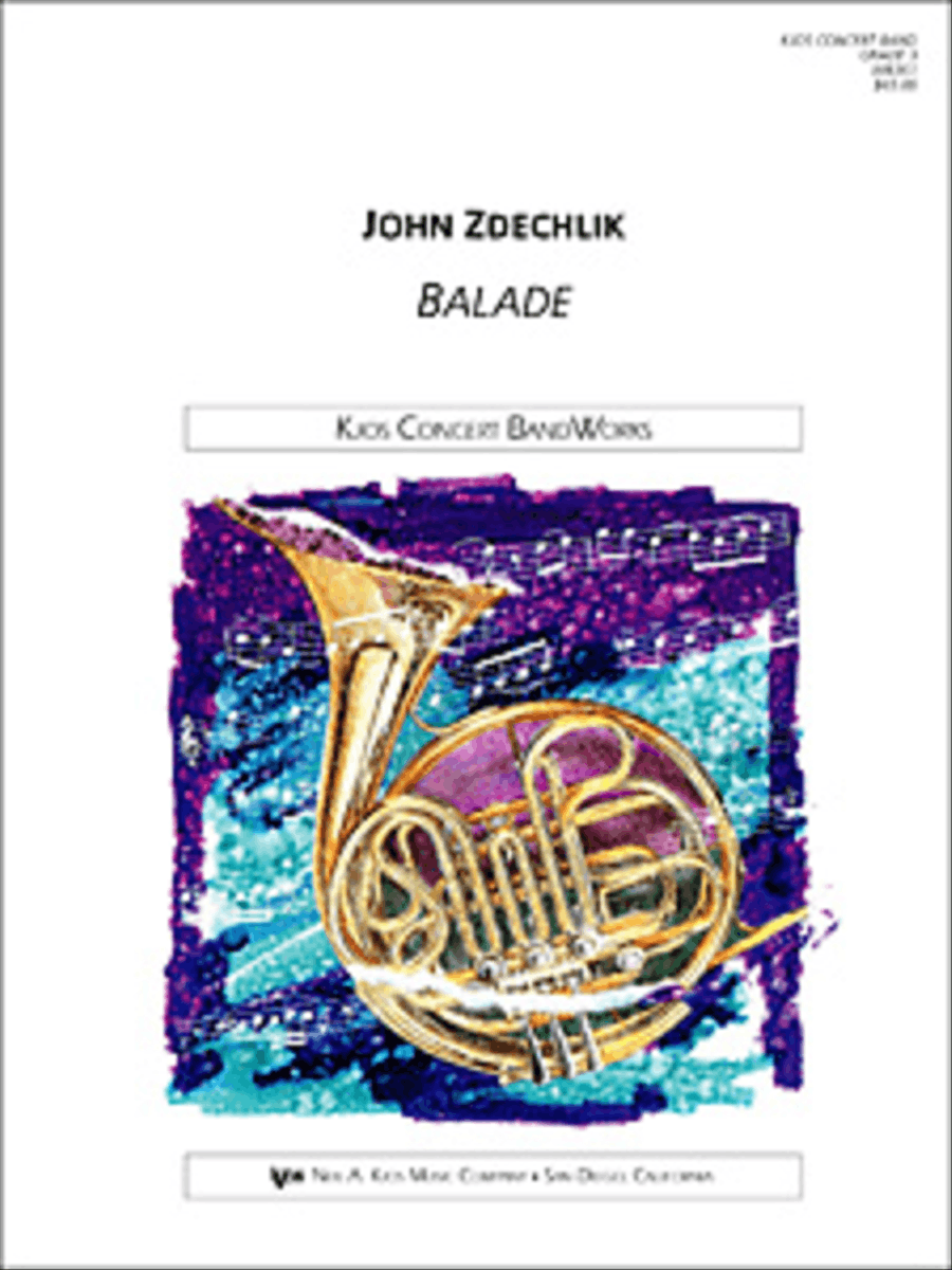 Balade Concert Band scores gallery preview page 1